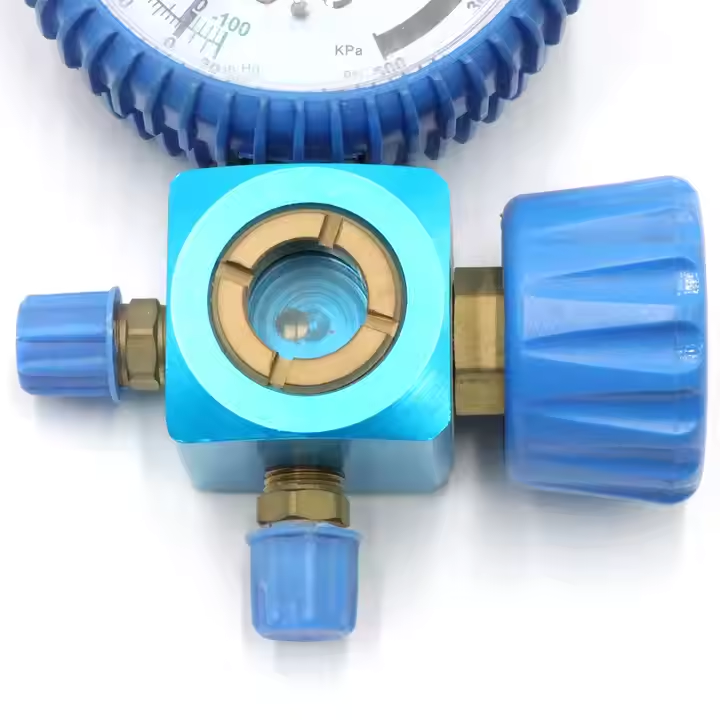 New Design Cheap Price Manifold Gauge Digital Manifold Refrigeration Parts Single Pressure Gauge Manifold Single Gauge