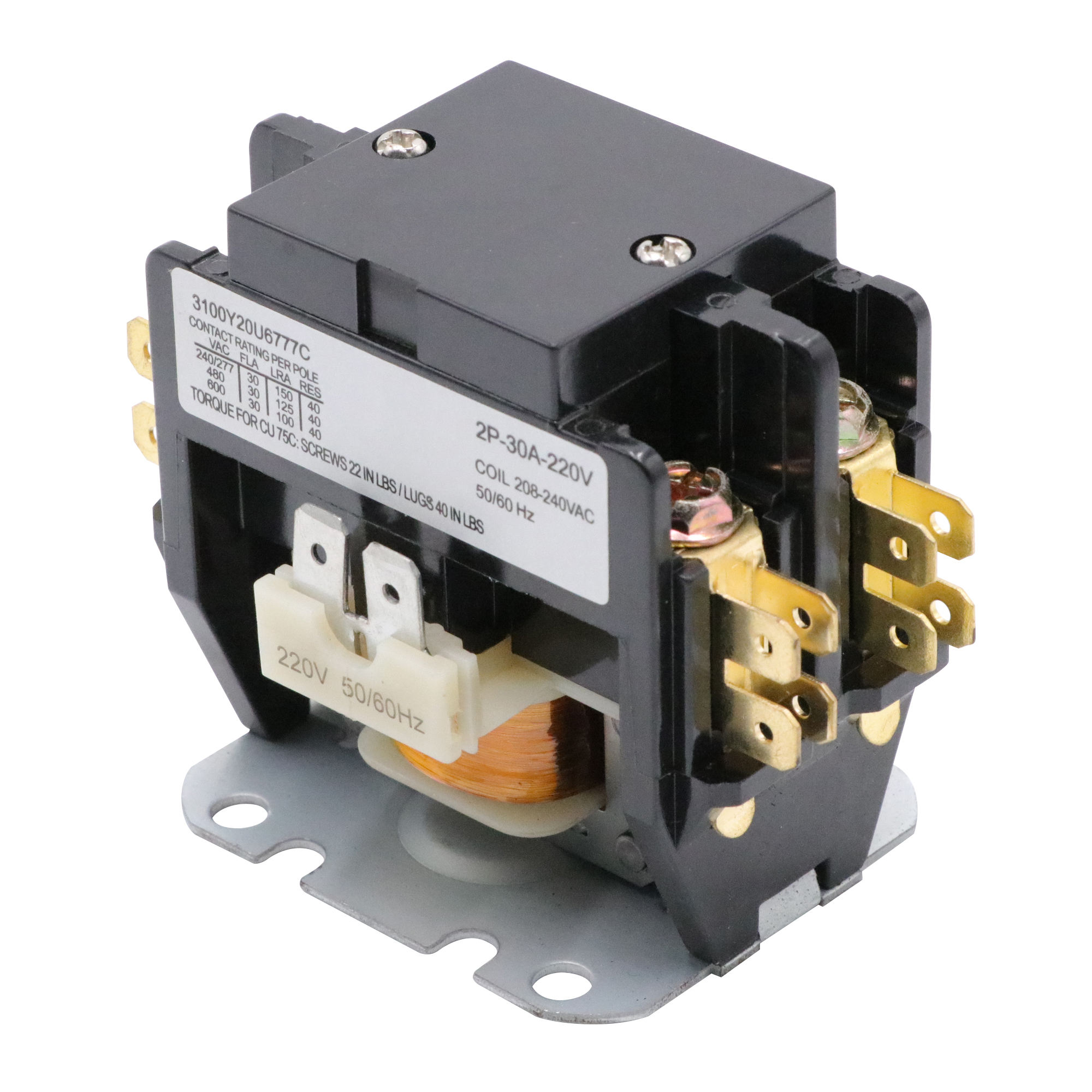 Air Conditioner 1P 2P 3P Magnetic Electric AC 220V Contactors,electric Mini Contactors 110v 20a Magnetic Contactor