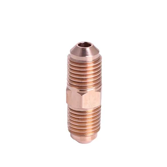 Copper / Brass Pipe Fittings Series Plumbing Manufacturer Custom Pneumatic Inverted Flare Fitting Brass Flare Fittings