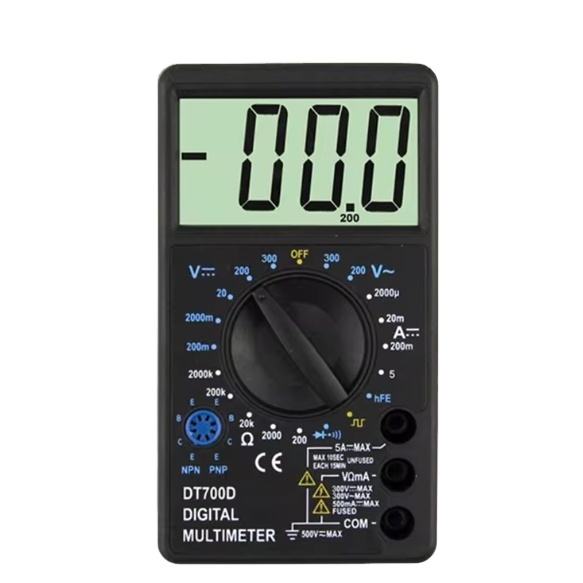 Wholesale Hot Selling Portable Standard Manual Low Price AC DC Voltage LCD Mini Digital Multimeter Voltmeter Tester