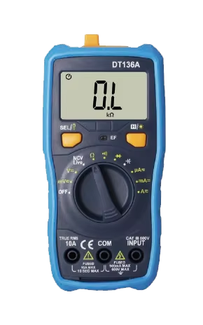 Precision Intelligent Multimeter for Current and Voltage Measurement Digital and LCD Display High-Quality Electronic Multimeter