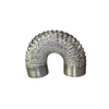 China Supplier High Quality Aluminum Flexible Duct HVAC Air Ventilation Double Layers Non-insulated Aluminum Foil Hose